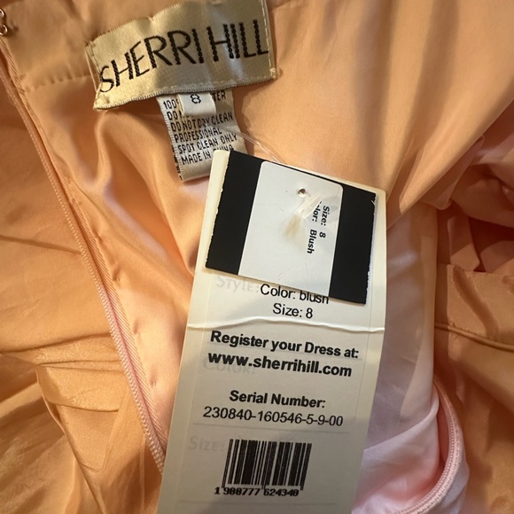 Sherri Hill Blush Evening Dress - Picture 14 of 15